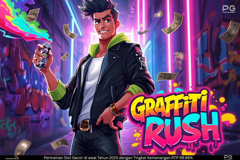 Graffiti Rush – Sensasi Slot Bertema Street Art Penuh Warna